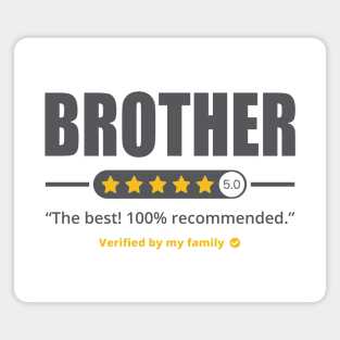 Five Stars Brother Magnet